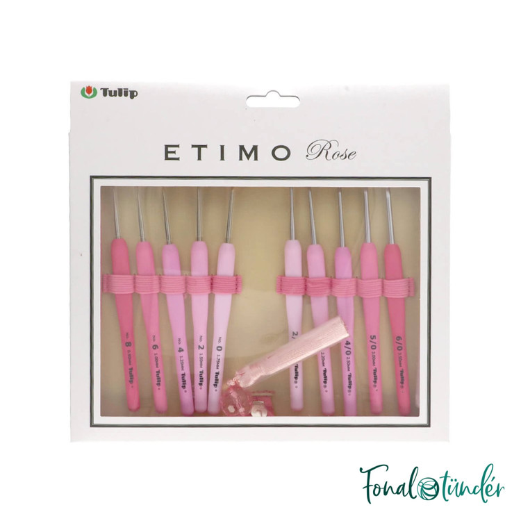 Tulip Etimo Rose Lace - horgolótű készlet - 0.9-3.5mm Tulip Etimo Rose Lace - horgolótű készlet - 0.9-3.5mm