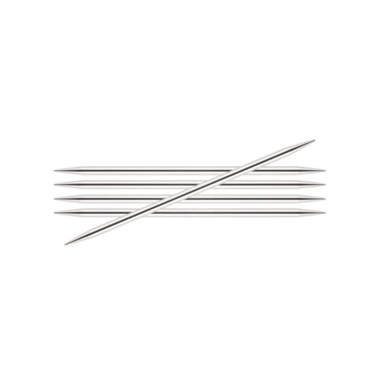 KnitPro Nova Metal - fém zoknikötőtűk - 10cm - 2mm