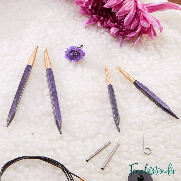 KnitPro J'Adore Cubics Delux - exkluzív nemesfa körkötőtű készlet KnitPro J'Adore Cubics Delux - exkluzív nemesfa körkötőtű készlet