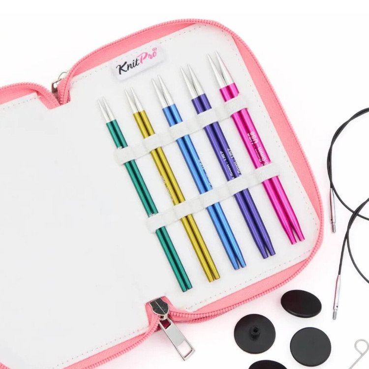 KnitPro Zing Starter - cserélhető fém körkötőtű készlet KnitPro Zing Starter - cserélhető fém körkötőtű készlet
