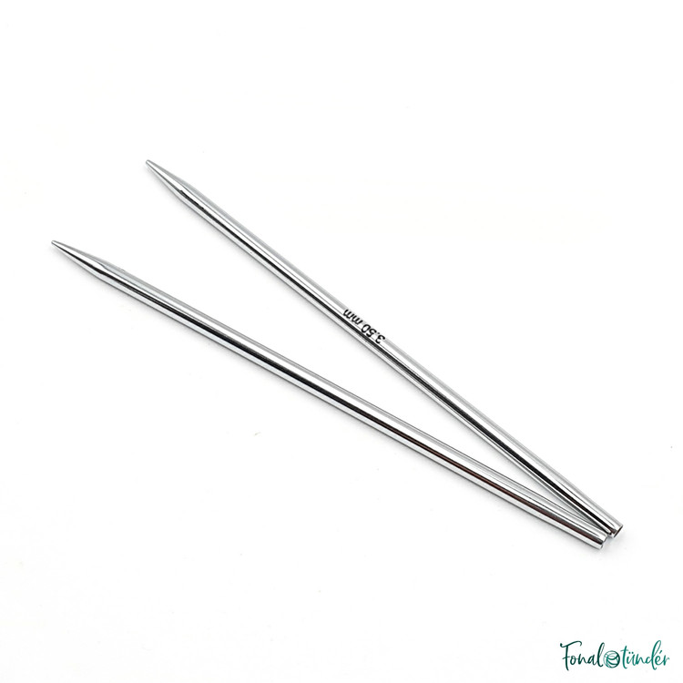 KnitPro Nova Metal - cserélhető fém körkötőtű fej - 3.5mm