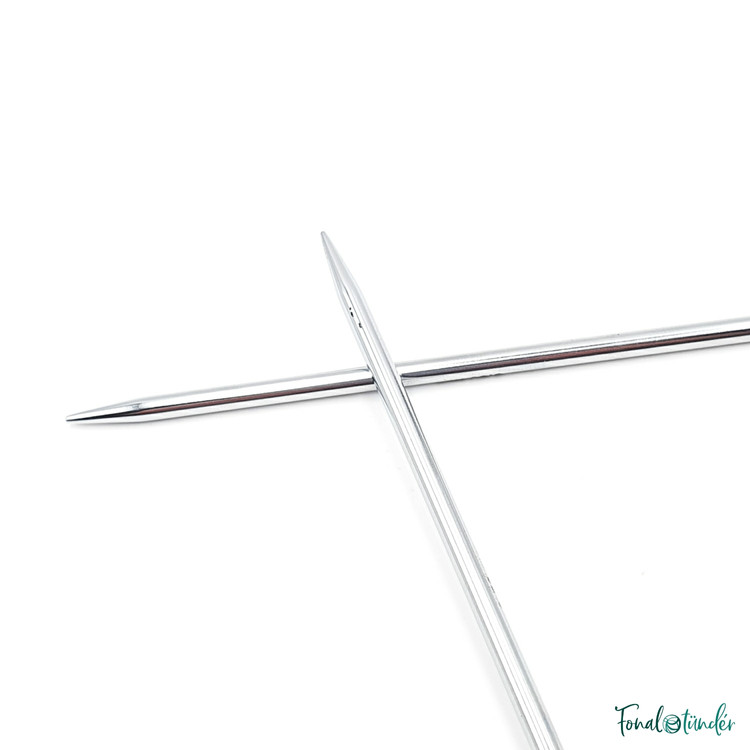KnitPro Nova Metal - cserélhető fém körkötőtű fej - 3.5mm KnitPro Nova Metal - cserélhető fém körkötőtű fej - 3.5mm