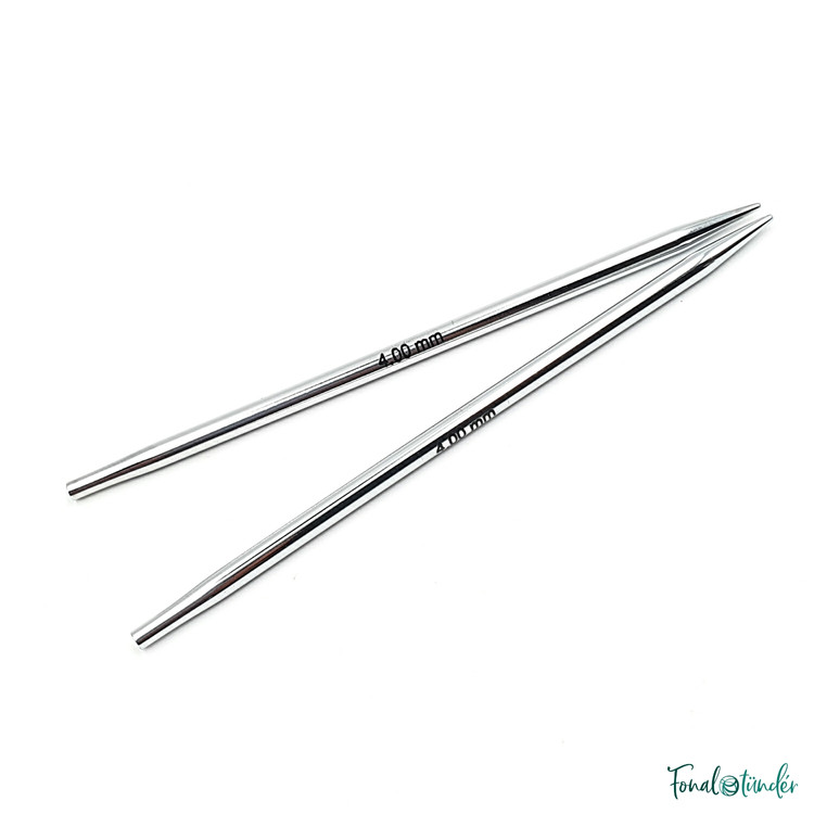 KnitPro Nova Metal - cserélhető fém körkötőtű fej - 4mm
