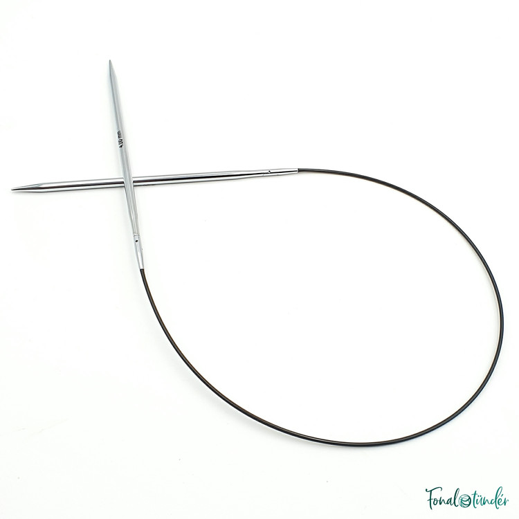 KnitPro Nova Metal - cserélhető fém körkötőtű fej - 4mm KnitPro Nova Metal - cserélhető fém körkötőtű fej - 4mm