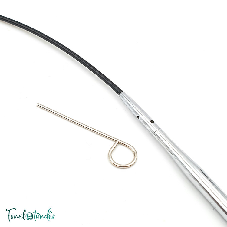 KnitPro Nova Metal - cserélhető fém körkötőtű fej - 4.5mm KnitPro Nova Metal - cserélhető fém körkötőtű fej - 4.5mm