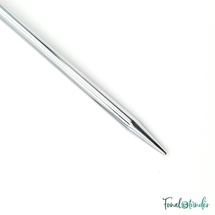KnitPro Nova Metal - cserélhető fém körkötőtű fej - 5mm KnitPro Nova Metal - cserélhető fém körkötőtű fej - 5mm