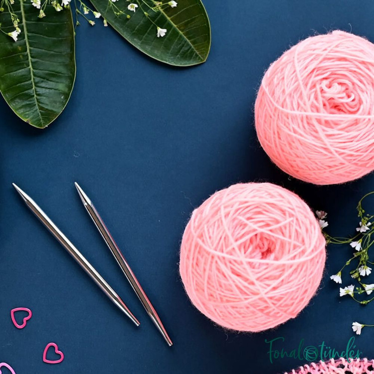 KnitPro Nova Metal - cserélhető fém körkötőtű fej - 6mm
