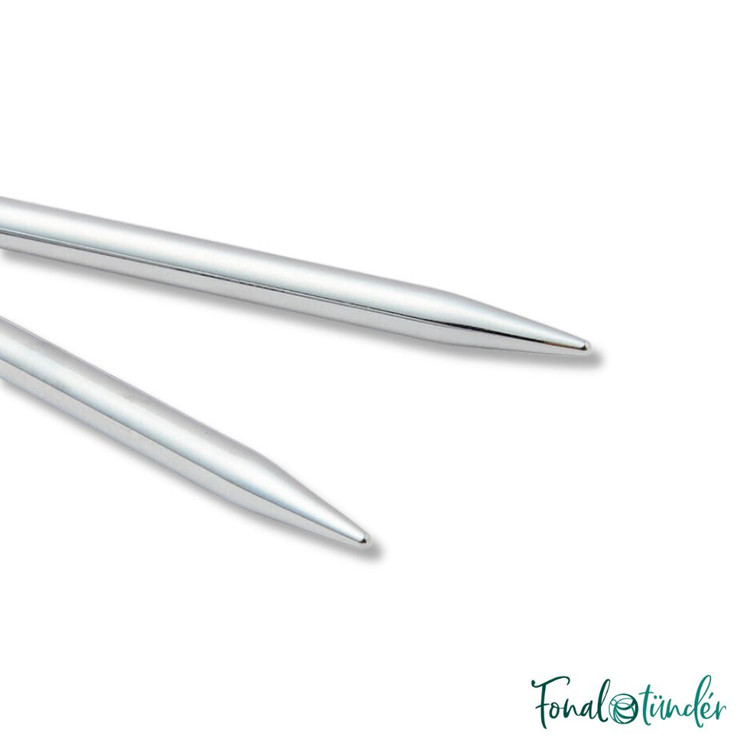 KnitPro Nova Metal - cserélhető fém körkötőtű fej - 6mm