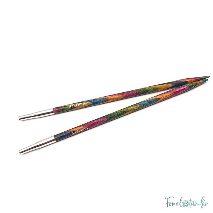 KnitPro Symfonie - cserélhető nemesfa körkötőtű fej - 4mm KnitPro Symfonie - cserélhető nemesfa körkötőtű fej - 4mm