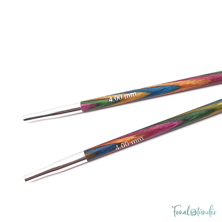 KnitPro Symfonie - cserélhető nemesfa körkötőtű fej - 4mm KnitPro Symfonie - cserélhető nemesfa körkötőtű fej - 4mm