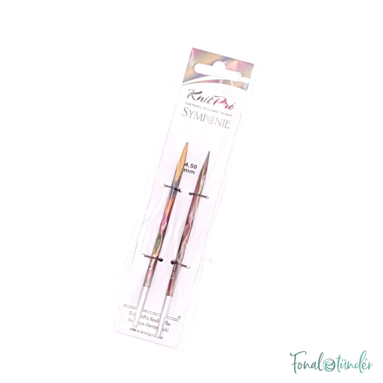 KnitPro Symfonie - cserélhető nemesfa körkötőtű fej - 4.5mm KnitPro Symfonie - cserélhető nemesfa körkötőtű fej - 4.5mm
