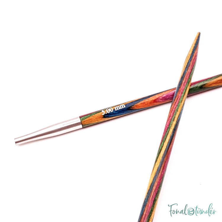 KnitPro Symfonie - cserélhető nemesfa körkötőtű fej - 5mm KnitPro Symfonie - cserélhető nemesfa körkötőtű fej - 5mm