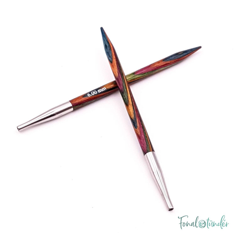 KnitPro Symfonie - cserélhető nemesfa körkötőtű fej - 6mm KnitPro Symfonie - cserélhető nemesfa körkötőtű fej - 6mm