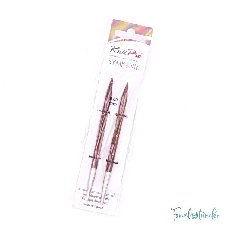 KnitPro Symfonie - cserélhető nemesfa körkötőtű fej - 6mm KnitPro Symfonie - cserélhető nemesfa körkötőtű fej - 6mm