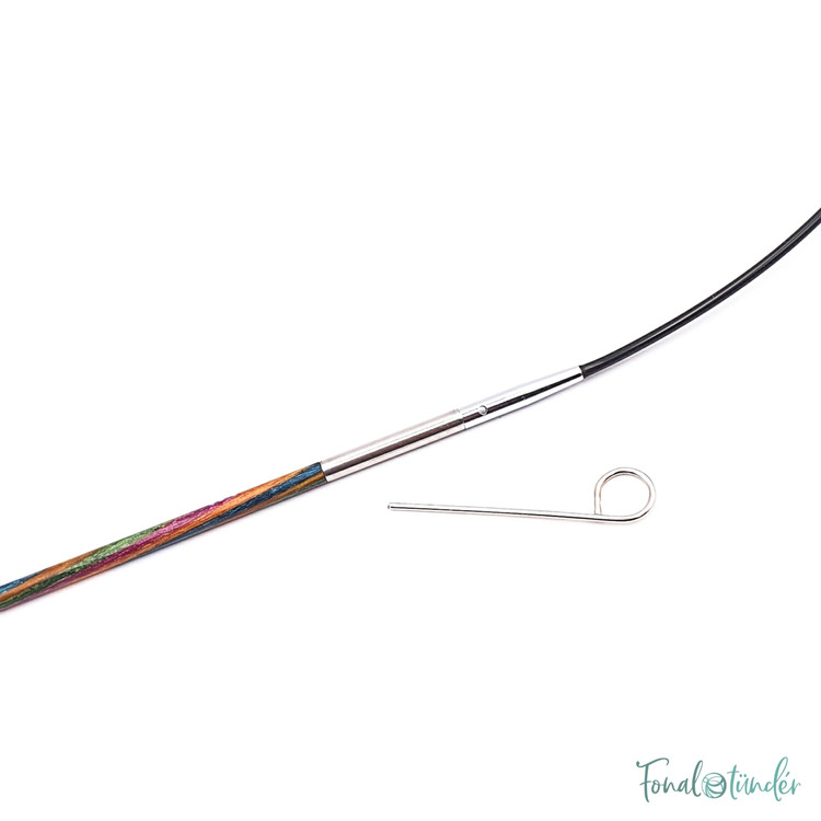 KnitPro Symfonie - cserélhető nemesfa körkötőtű fej - 3mm