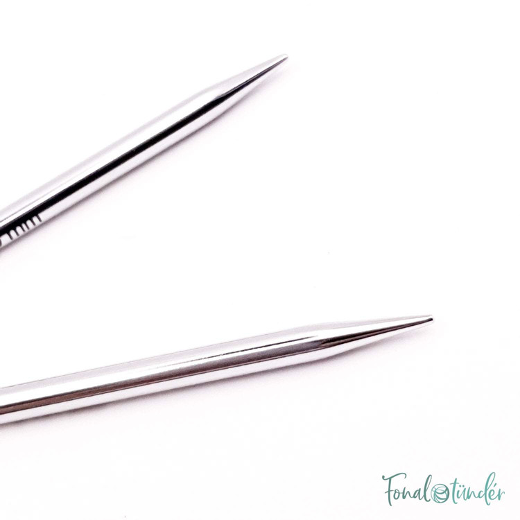 KnitPro Nova Metal - cserélhető fém körkötőtű fej - extra rövid - 4mm KnitPro Nova Metal - cserélhető fém körkötőtű fej - extra rövid - 4mm