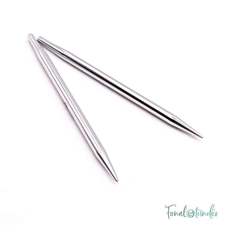 KnitPro Nova Metal - cserélhető fém körkötőtű fej - extra rövid - 4.5mm