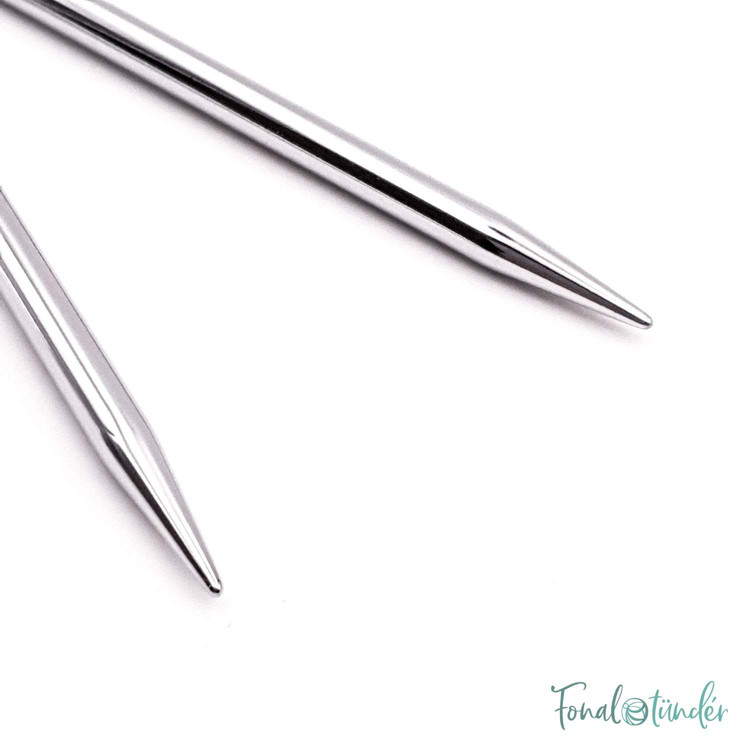 KnitPro Nova Metal - cserélhető fém körkötőtű fej - extra rövid - 4.5mm KnitPro Nova Metal - cserélhető fém körkötőtű fej - extra rövid - 4.5mm