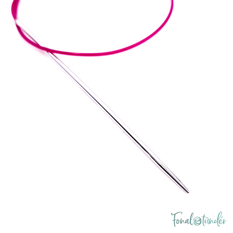 KnitPro Nova Metal - fém fix körkötőtű - 80cm - 2.25mm