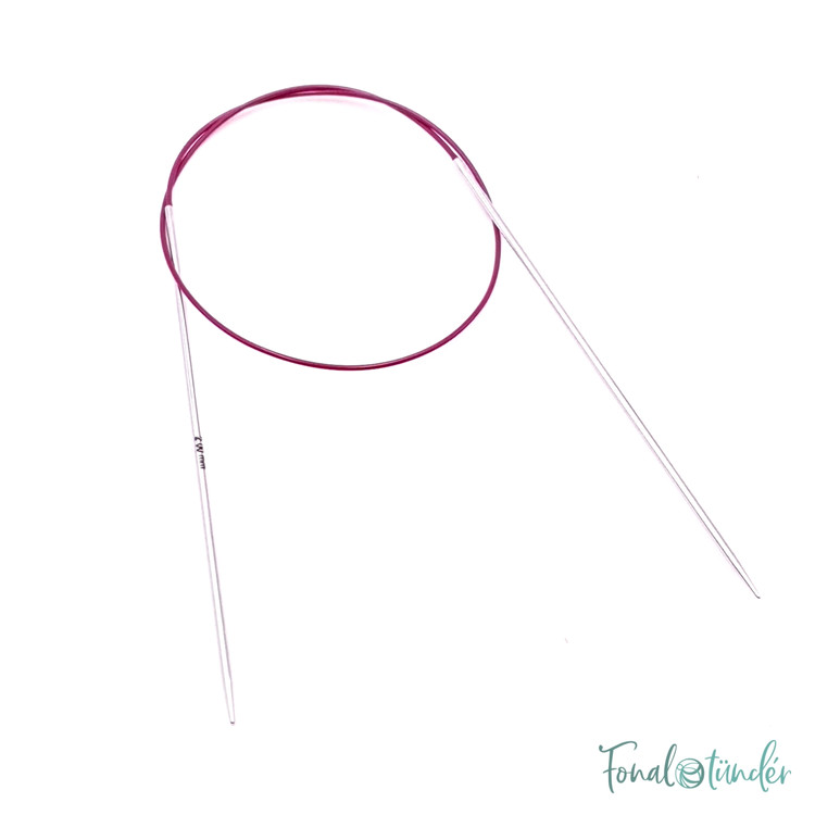 KnitPro Nova Metal - fém fix körkötőtű - 60cm - 2mm
