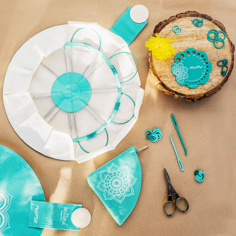 KnitPro MINDFUL EXPLORE Set - fix 25cm-es körkötőtű szett