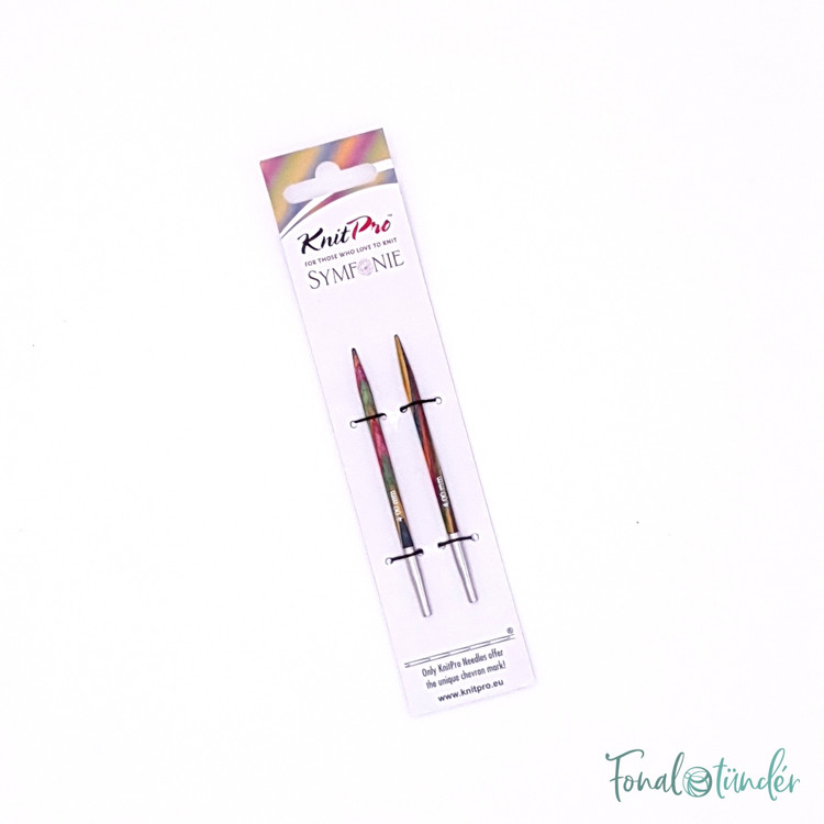 KnitPro Symfonie - cserélhető nemesfa körkötőtű fej - extra rövid - 4mm KnitPro Symfonie - cserélhető nemesfa körkötőtű fej - extra rövid - 4mm