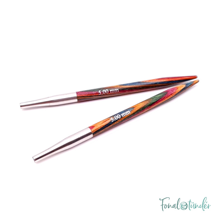 KnitPro Symfonie - cserélhető nemesfa körkötőtű fej - extra rövid - 5mm KnitPro Symfonie - cserélhető nemesfa körkötőtű fej - extra rövid - 5mm