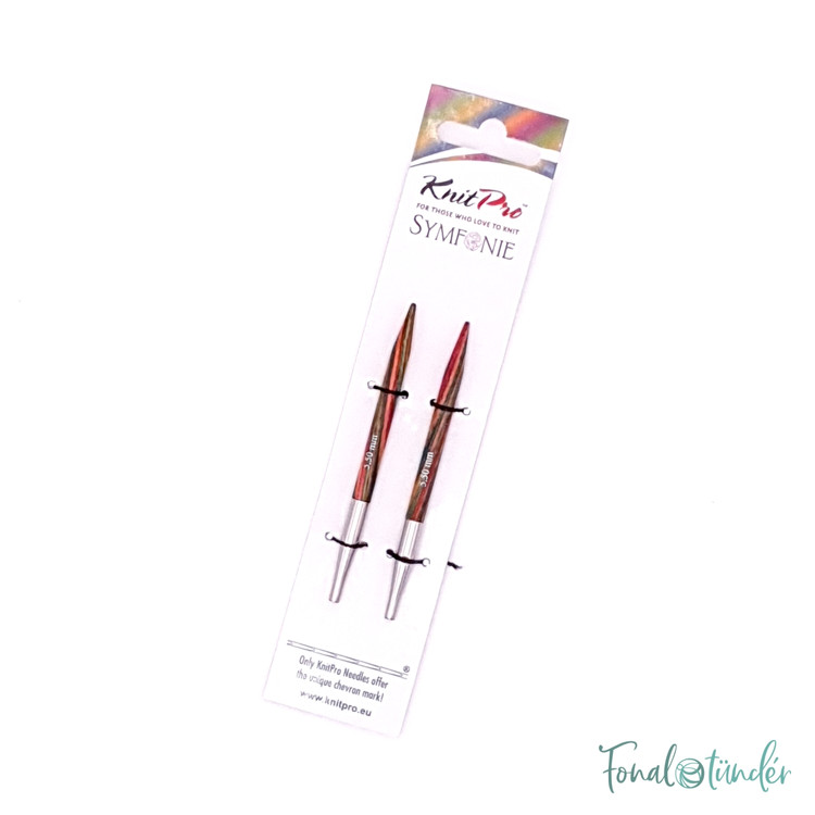 KnitPro Symfonie - cserélhető nemesfa körkötőtű fej - extra rövid - 5.5mm KnitPro Symfonie - cserélhető nemesfa körkötőtű fej - extra rövid - 5.5mm