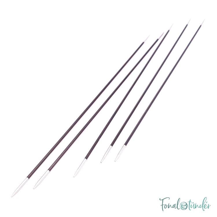 KnitPro Karbonz - karbonszálas zoknikötőtűk - 20cm - 1.75mm KnitPro Karbonz - karbonszálas zoknikötőtűk - 20cm - 1.75mm
