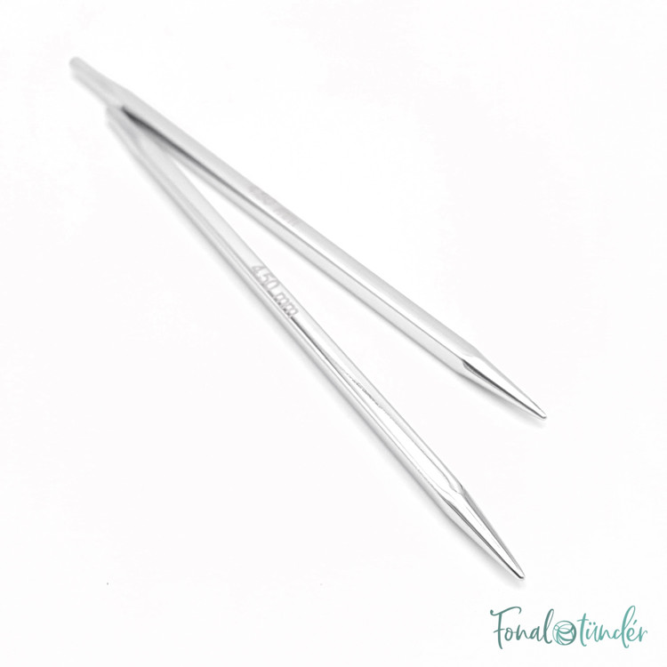 KnitPro Nova Cubics - cserélhető fém körkötőtű fej - 4.5mm KnitPro Nova Cubics - cserélhető fém körkötőtű fej - 4.5mm