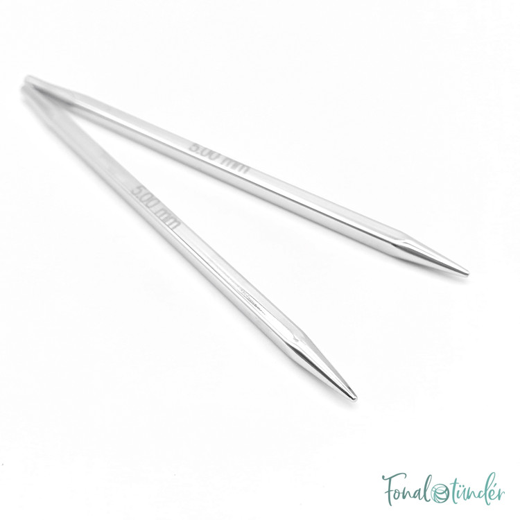 KnitPro Nova Cubics - cserélhető fém körkötőtű fej - 5mm KnitPro Nova Cubics - cserélhető fém körkötőtű fej - 5mm