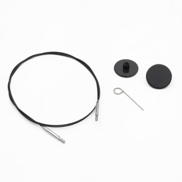 KnitPro Thin and Flex - csapágyas acél kábel 100cm-es körkötőtűhöz