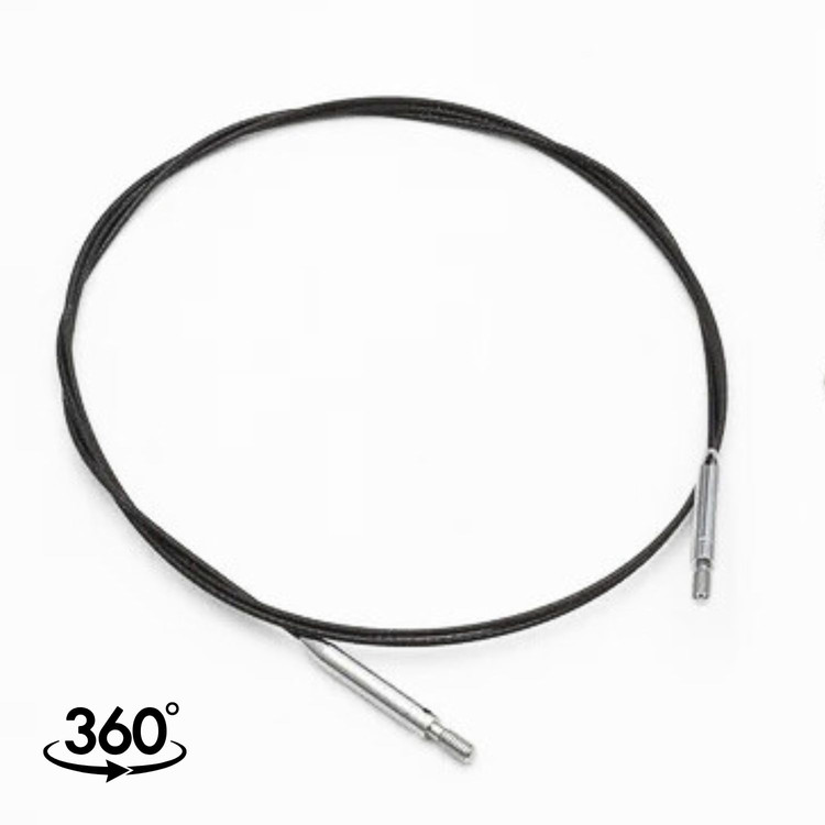 KnitPro Thin and Flex - csapágyas acél kábel 100cm-es körkötőtűhöz