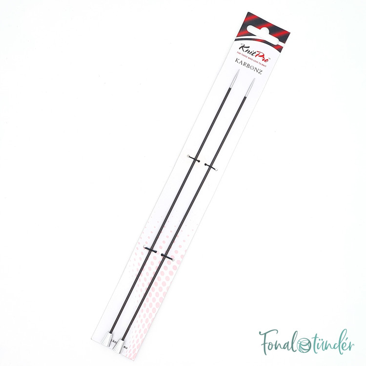 KnitPro Karbonz - karbonszálas kötőtű - 2mm KnitPro Karbonz - karbonszálas kötőtű - 2mm