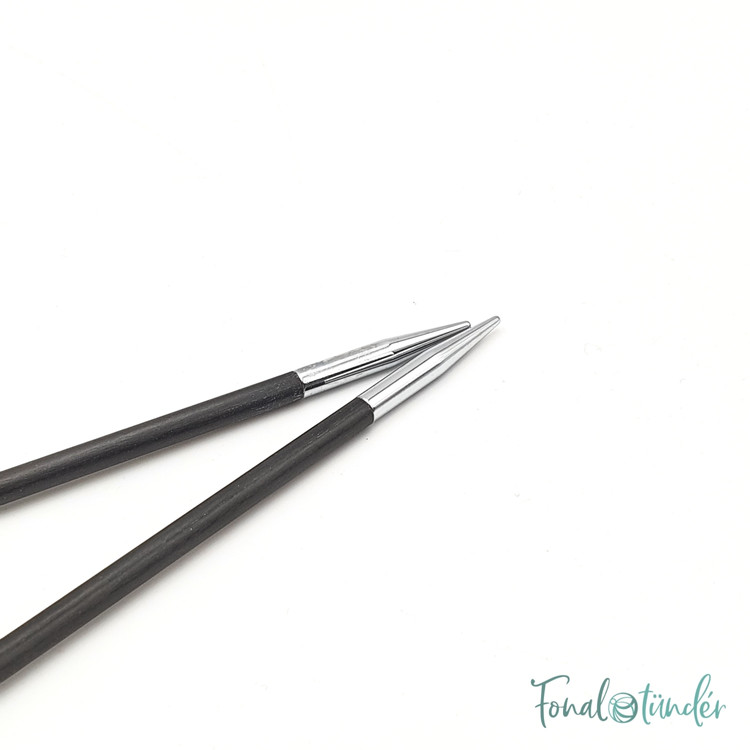 KnitPro Karbonz - karbonszálas kötőtű - 3mm KnitPro Karbonz - karbonszálas kötőtű - 3mm