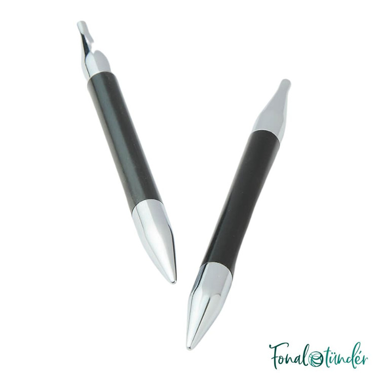 KnitPro Karbonz - cserélhető körkötőtű fej - 4.5mm KnitPro Karbonz - cserélhető körkötőtű fej - 4.5mm
