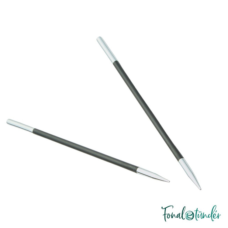 KnitPro Karbonz - cserélhető körkötőtű fej - 3.5mm KnitPro Karbonz - cserélhető körkötőtű fej - 3.5mm