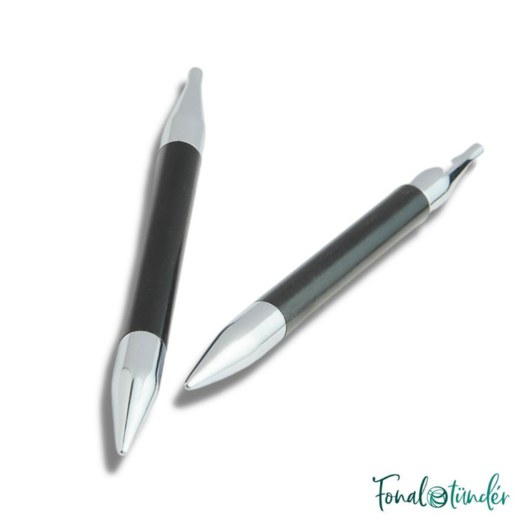 KnitPro Karbonz - cserélhető körkötőtű fej - 6mm KnitPro Karbonz - cserélhető körkötőtű fej - 6mm