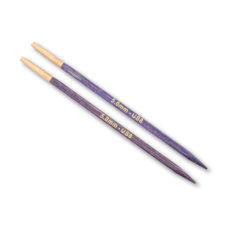 KnitPro J'adore - cserélhető szögletes fa körkötőtű fej - 5mm KnitPro J'adore - cserélhető szögletes fa körkötőtű fej - 5mm