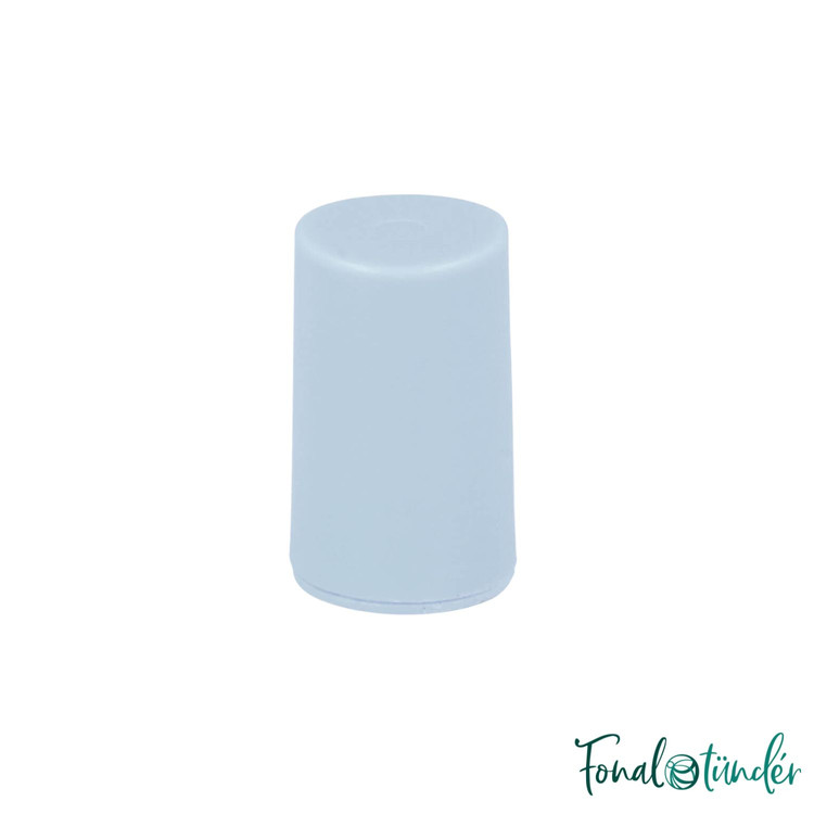 Csörgő horgolt játékba - kék - 22x43mm