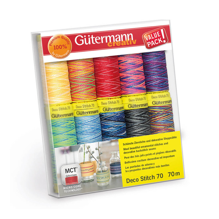 Gütermann - színátmenetes decor varrócérna készlet
