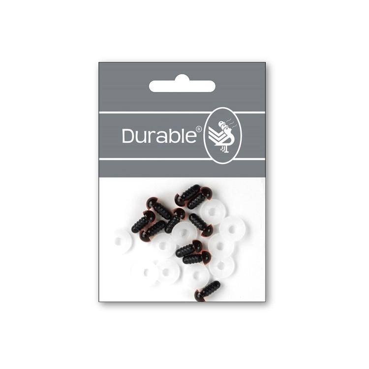 Durable Barna Szem - 8mm - 10db Durable Barna Szem - 8mm - 10db