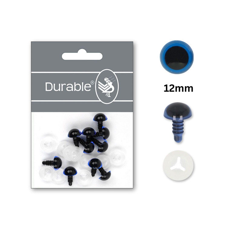 Durable Kék Szem - 12mm - 10db