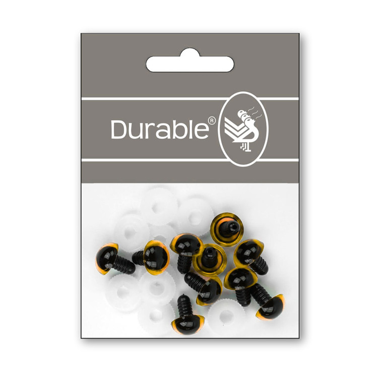 Durable Sárga Szem - 15mm - 10db