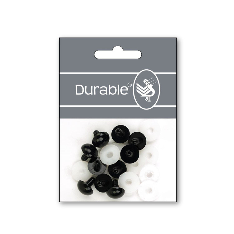 Durable Fekete Szem - 20mm - 10db