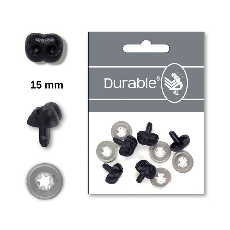 Durable Fekete Orr - 15mm - 5db