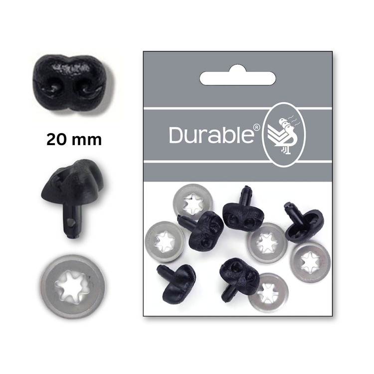 Durable Fekete Orr - 20mm - 5db