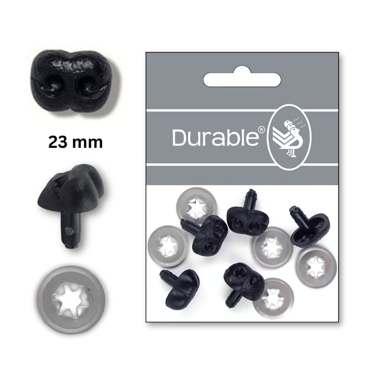 Durable Fekete Orr - 23mm - 5db