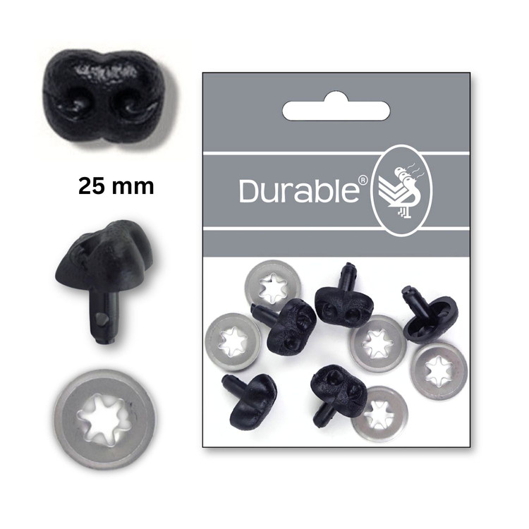 Durable Fekete Orr - 25mm - 5db