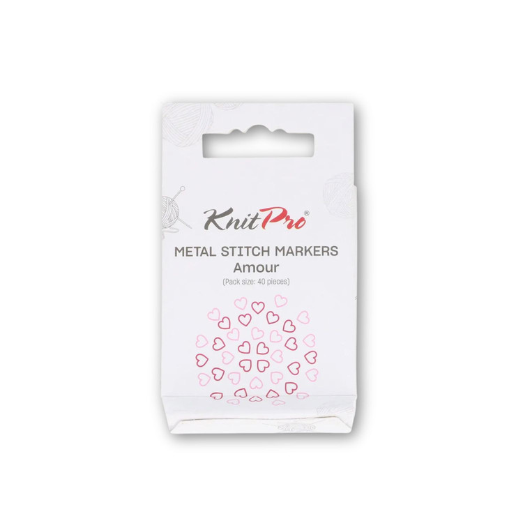 KnitPro Fém Szív szemjelölő készlet - 40db KnitPro Fém Szív szemjelölő készlet - 40db